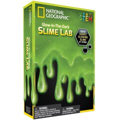 Lima komplekt National Geographic Slime, NGSLIME, roheline цена и информация | Принадлежности для рисования, лепки | kaup24.ee