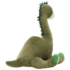 vidaXL dinosaurus brontosaurus kaisuloom, plüüs, roheline цена и информация | Мягкие игрушки | kaup24.ee