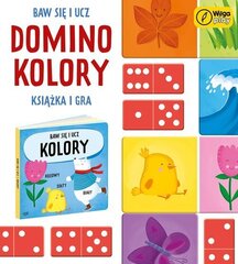 Mängi ja õpi Domino Värvid Mäng ja raamat hind ja info | Lauamängud ja mõistatused | kaup24.ee