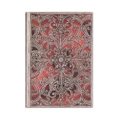 Блокнот с гладкой обложкой, Paperblanks Гранат Миди Флекси цена и информация | Тетради и бумажные товары | kaup24.ee