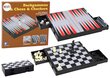 mängukomplekt 3in1 - male, kabe, backgammon цена и информация | Lauamängud ja mõistatused | kaup24.ee