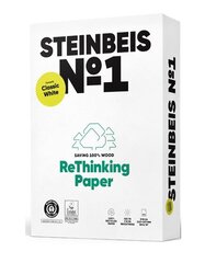 Бумага офисная Steinbeis, А4, 80 г/м2, 500 листов (5 упак.) цена и информация | Тетради и бумажные товары | kaup24.ee