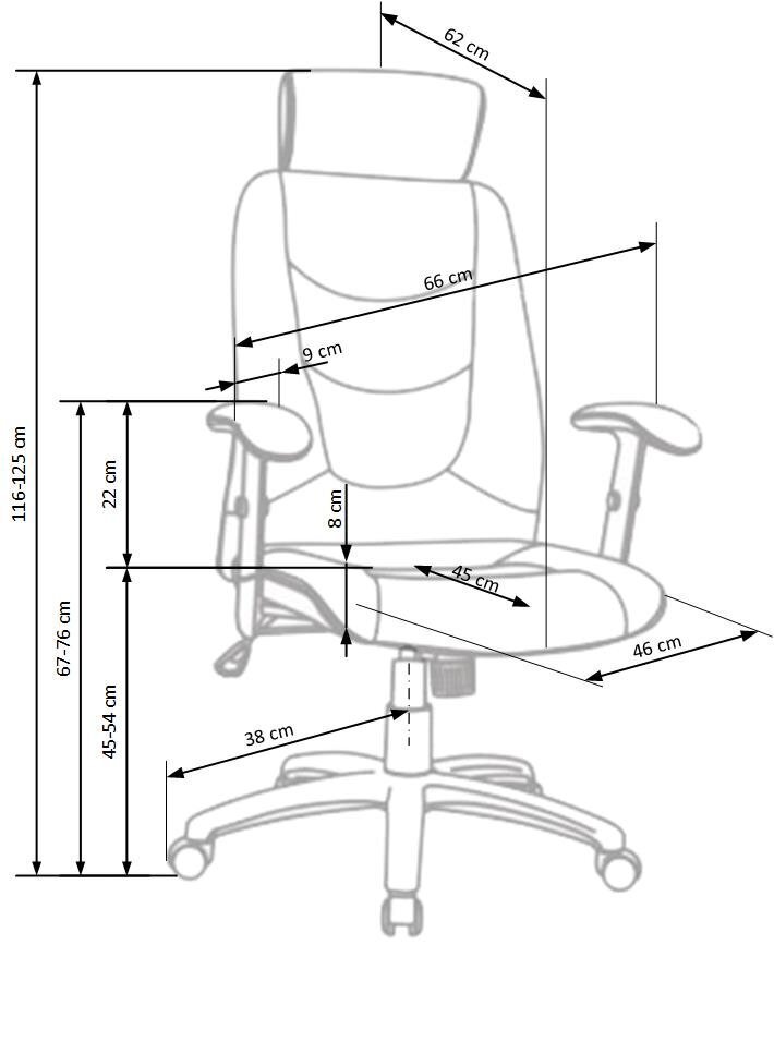 Juhitool Stilo, must hind ja info | Kontoritoolid | kaup24.ee