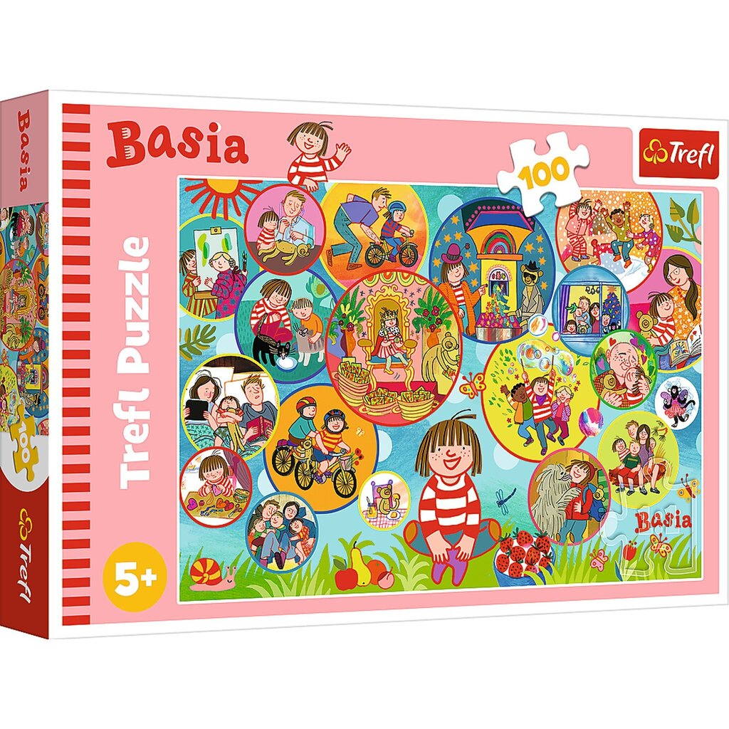 puzzle trefl veeda päev koos basia 5+, 100 d. цена и информация | Pusled | kaup24.ee