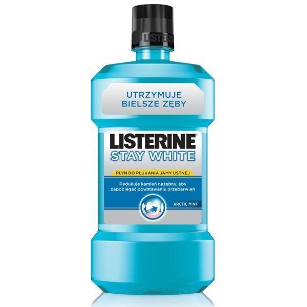 Suuloputusvedelik Listerine Stay White 500 ml hind ja info | Suuhügieen | kaup24.ee