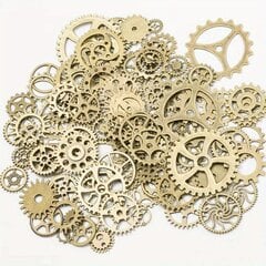 '200/50/20g DIY antiikmetallist Steampunk Gear ripatsiga kella sihverplaat ehete valmistamise tarvikute valmistamiseks' hind ja info | Ehete valmistamine, helmestamine | kaup24.ee