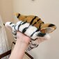 'Halloween Bow Hair Band Tiger Pattern Plush Hair Band Wash Makeup Hair Band Armas väikese tiigri juuksepael koos kassikõrvade pestavate juukseklambritega.' hind ja info | Pehmed mänguasjad | kaup24.ee