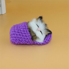 'Kawaii моделирование спящих котят каваи плюшевая кукла-кошка игрушка для детей подарок на день рождения для декора на Хэллоуин Рождественский подарок на День благодарения' цена и информация | Мягкие игрушки | kaup24.ee