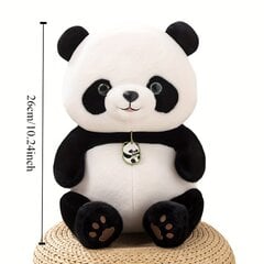 '1 tk 26 cm/10,24-tolline Panda nukk plüüsis mänguasi, plüüsist mänguasi, plüüsist padi, pehme padjaga jõulukingitus sõbrapäevaks, sünnipäevakingitus, lihavõttepühade kingitus, toakaunistus, pühade aksessuaarid, sünnipäevapeo tarvikud' hind ja info | Pehmed mänguasjad | kaup24.ee