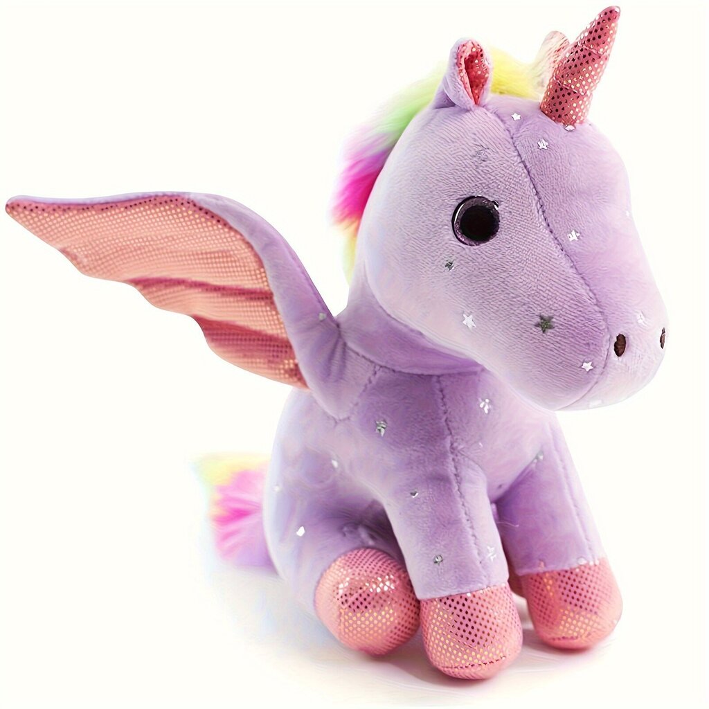 '14 cm / 5,5 tolli Kawaii Angel Unicorn plüüsis mänguasi – pehme multifilmi topitud loomanukk lastele, suurepärane sünnipäevakingitus ja kodukaunistus!' hind ja info | Pehmed mänguasjad | kaup24.ee