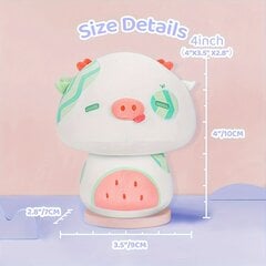 'Mewaii® 10,16 cm pimekott D-hooaja seene plüüsist mänguasi pehme topisega loomad Palus armsad plüüsist mänguasjad kaunistus Kawaii kingitus tüdrukule poisile sünnipäevaks tänupüha jõulud sõbrapäev' hind ja info | Pehmed mänguasjad | kaup24.ee