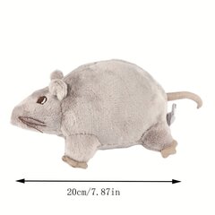 '20 см/7,87 дюйма, мягкая плюшевая игрушка в виде мини-белой мыши-мышки в реальной жизни' цена и информация | Мягкие игрушки | kaup24.ee