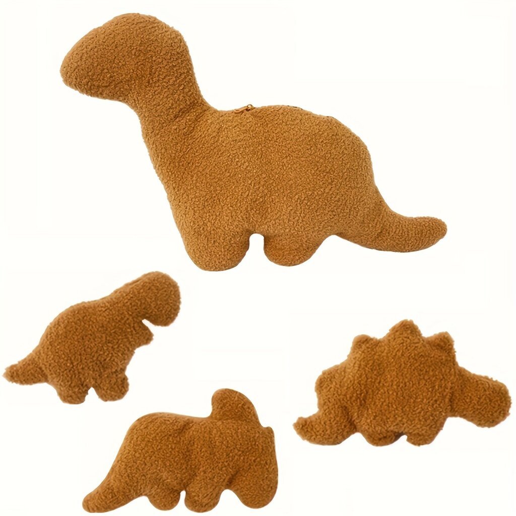 '4 tk Dino ja Chicken Nugget Plush mängukomplekt 45 cm Stegosaurus Plush Chicken Mummy topitud loom 3 väikese ülipehme multifilmi kallistusmänguasjaga Kawaii sünnipäeva lihavõttekingitus' цена и информация | Pehmed mänguasjad | kaup24.ee