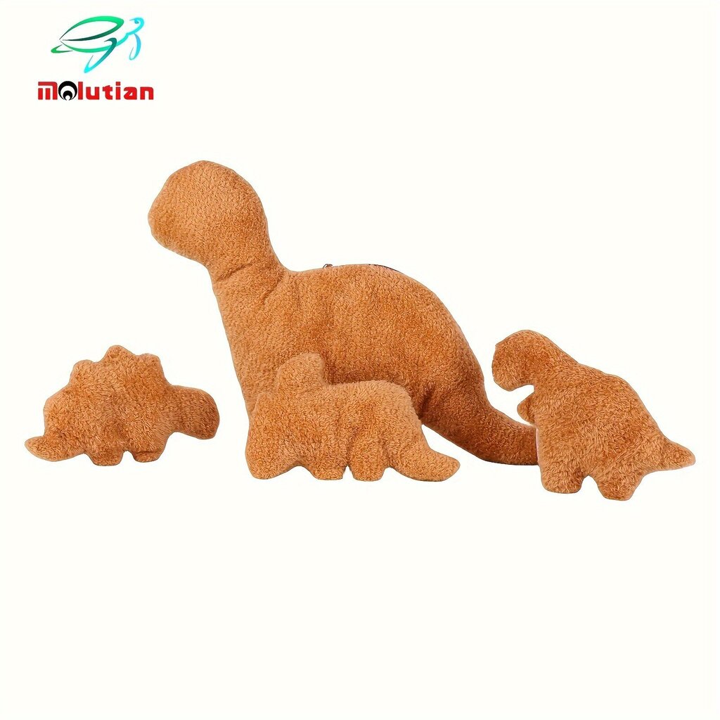 '4 tk Dino ja Chicken Nugget Plush mängukomplekt 45 cm Stegosaurus Plush Chicken Mummy topitud loom 3 väikese ülipehme multifilmi kallistusmänguasjaga Kawaii sünnipäeva lihavõttekingitus' цена и информация | Pehmed mänguasjad | kaup24.ee