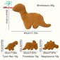 '4 tk Dino ja Chicken Nugget Plush mängukomplekt 45 cm Stegosaurus Plush Chicken Mummy topitud loom 3 väikese ülipehme multifilmi kallistusmänguasjaga Kawaii sünnipäeva lihavõttekingitus' цена и информация | Pehmed mänguasjad | kaup24.ee