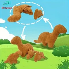 '4 tk Dino ja Chicken Nugget Plush mängukomplekt 45 cm Stegosaurus Plush Chicken Mummy topitud loom 3 väikese ülipehme multifilmi kallistusmänguasjaga Kawaii sünnipäeva lihavõttekingitus' hind ja info | Pehmed mänguasjad | kaup24.ee