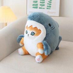 'Uus armas hai kassi plüüsist nukk topis värvilise hai pehme nukupoisi sünnipäeva- ja jõulukink' hind ja info | Pehmed mänguasjad | kaup24.ee