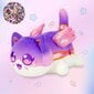 'KaiMao AF® 61 tk 9,8 tolli Goddess Cat Plush + 60 kleebised - Meemeows Cat Plush Collection - 100% polüestrist plüüsist tikitud padi - kogutav kassi topisloom' цена и информация | Pehmed mänguasjad | kaup24.ee