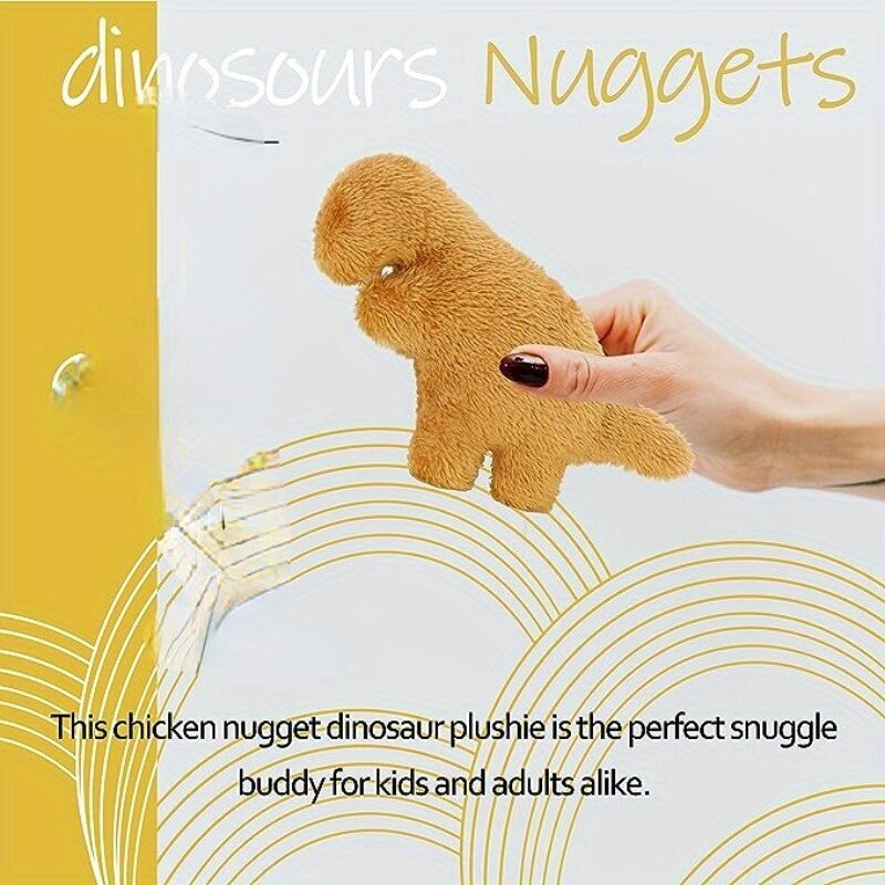 'Uus Mini-Dinosaur Chicken Nugget Plush Toy sünnipäeva jõulukingitus' цена и информация | Pehmed mänguasjad | kaup24.ee