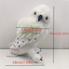 '1 tk White Owl Messenger Creative Doll Plush mänguasi' hind ja info | Pehmed mänguasjad | kaup24.ee