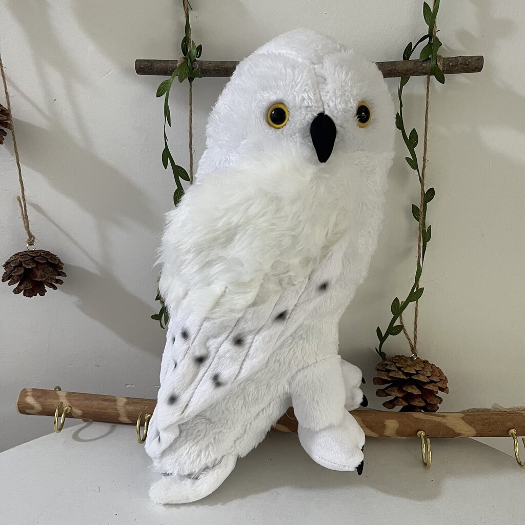 '1 tk White Owl Messenger Creative Doll Plush mänguasi' цена и информация | Pehmed mänguasjad | kaup24.ee