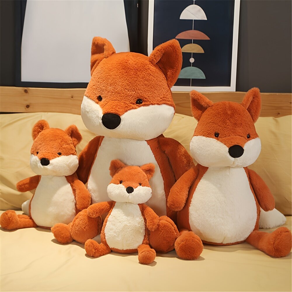 'Loominguline multikas Fox Doll Simulation Fox Plush Doll Palus mänguasi.' цена и информация | Pehmed mänguasjad | kaup24.ee