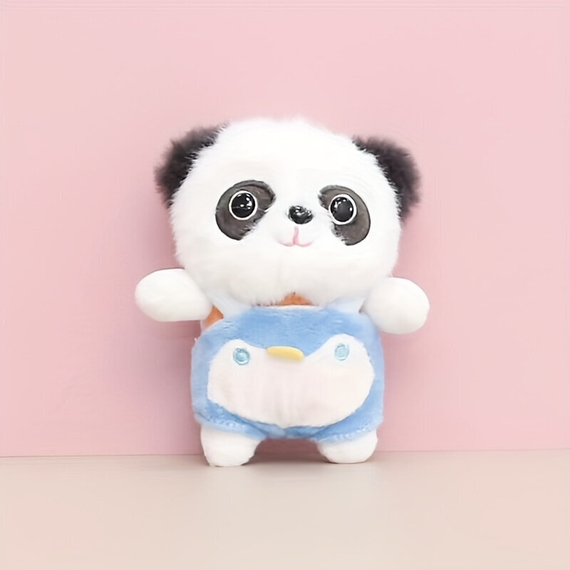 '1 vnt Creative Bib Pants Panda Doll' цена и информация | Pehmed mänguasjad | kaup24.ee