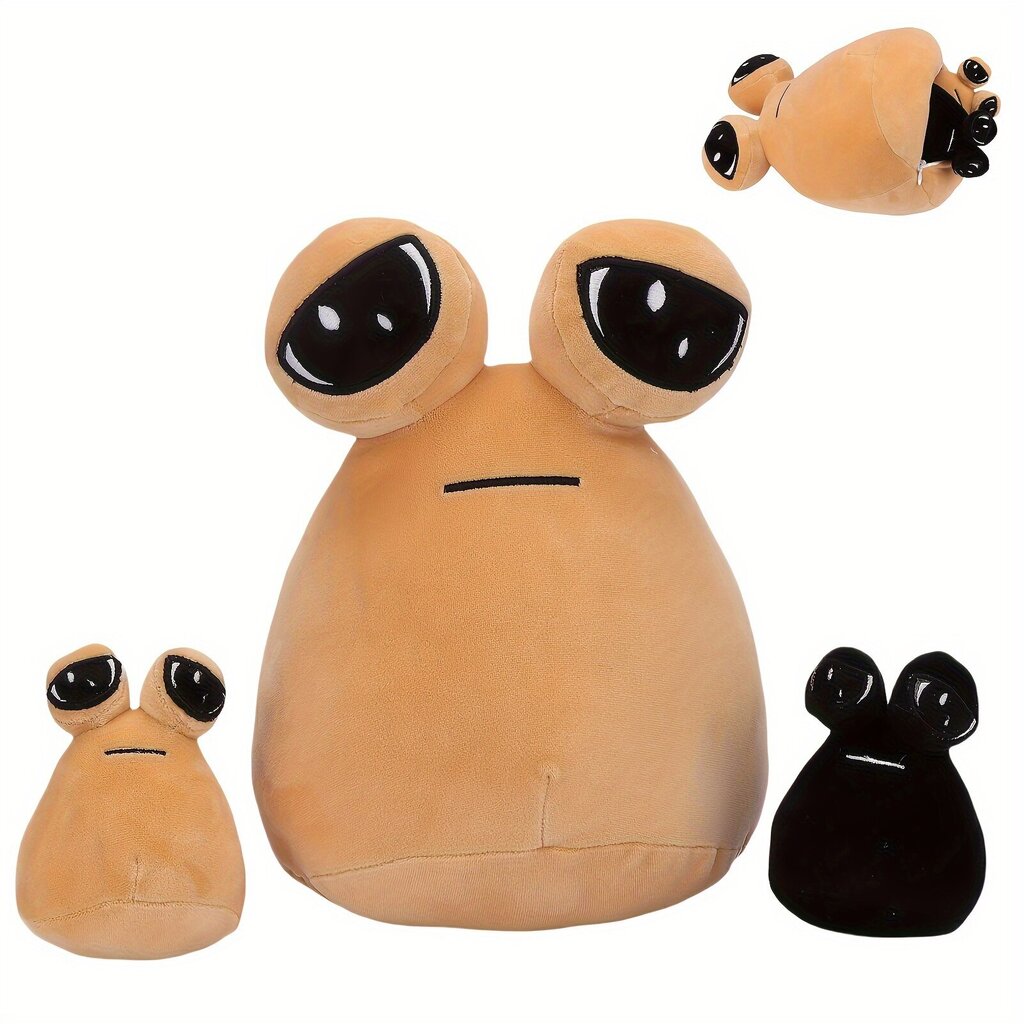 '27 cm / 10,62 tolli My Pet Alien Plush mänguasjad Pou Plush 2 beebiplüüsi kõhuga Armsad tulnuka plüüsnukud, topitud loomad lastele – loomapadja kingitused tüdrukutele ja poistele' цена и информация | Pehmed mänguasjad | kaup24.ee