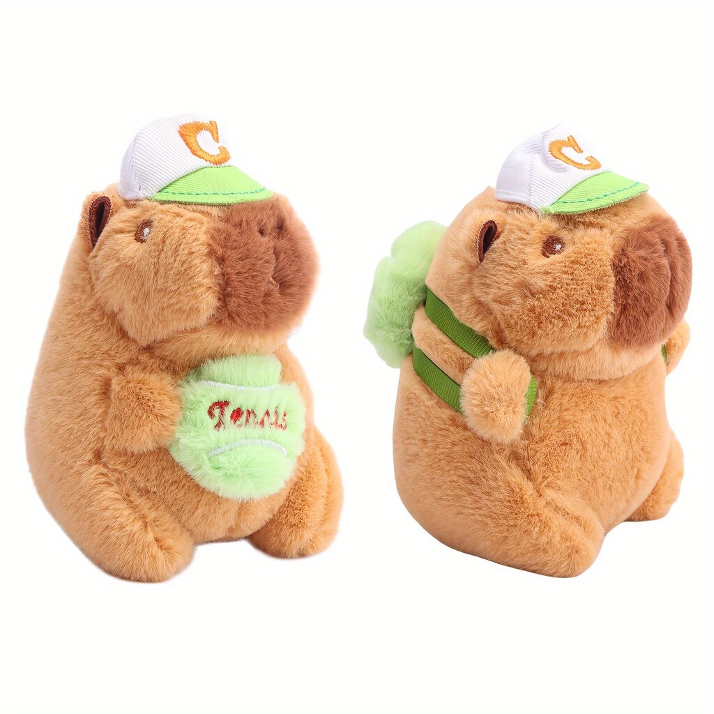 '2tk Capybara Plush võtmehoidja - Väike armas Capybara ripats plüüsis Capybara nukk kohev mänguloom täidisega loomad Kilpkonna seljakott Cavy Plush lihavõtted sõbrapäeva emadepäeva kodu' hind ja info | Pehmed mänguasjad | kaup24.ee