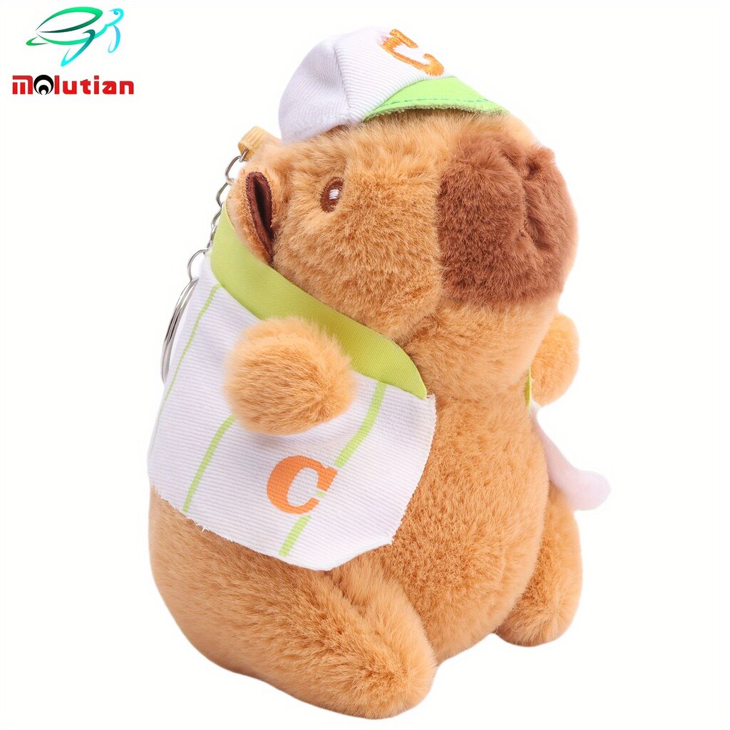 '2tk Capybara Plush võtmehoidja - Väike armas Capybara ripats plüüsis Capybara nukk kohev mänguloom täidisega loomad Kilpkonna seljakott Cavy Plush lihavõtted sõbrapäeva emadepäeva kodu' hind ja info | Pehmed mänguasjad | kaup24.ee