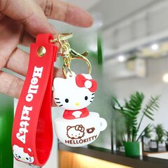 'Брелок «Hello Kitty» с рисунком аниме, милая кукла, подвеска, брелок, каваи, рюкзак, сумка, аксессуары, украшения, подарок на день рождения, Рождественский подарок' цена и информация | Мягкие игрушки | kaup24.ee