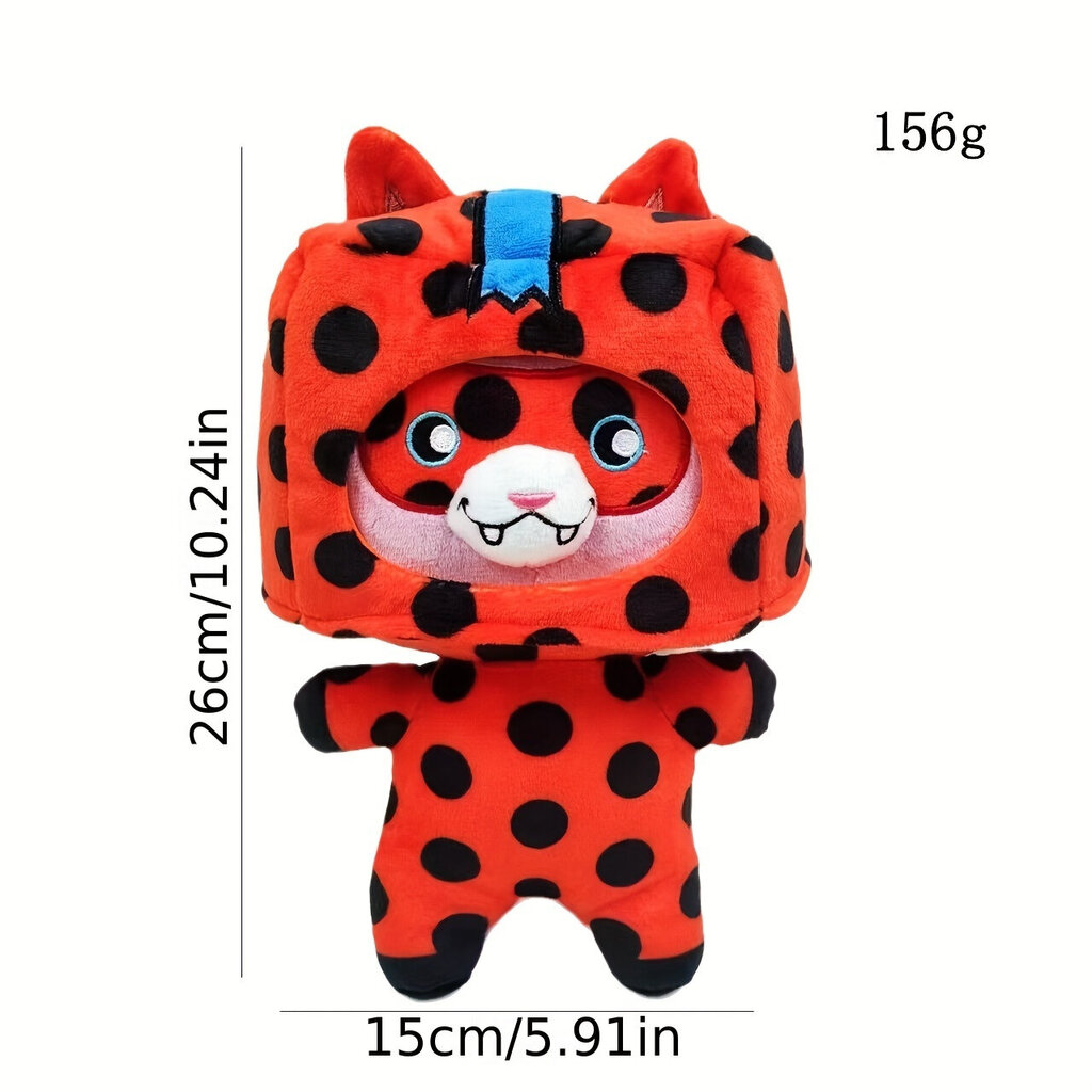 'Uus Lepatriinu Fox Box Plush 25,4 cm armas imearmas putukarobot multikas Cat Rock Anime Pehme plüüsis lemmikloomade plüüsi padi magamisnukk padi mänguasi jõulude uusaasta sünnipäevakingitus ruumi sisustus' hind ja info | Pehmed mänguasjad | kaup24.ee