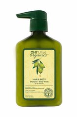 Šampoon ja dušigeel CHI Olive Organics Hair & Body Shampoo 340 ml hind ja info | Šampoonid | kaup24.ee