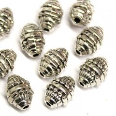 Vahehelmes F13M1032, 11x7 mm, 10 tk hind ja info | Ehete valmistamine, helmestamine | kaup24.ee