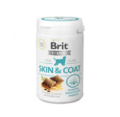 Brit Vitamins Skin&Coat добавка для ухода за шерстью и кожей собак для собак, 150 г цена и информация | Пищевые добавки и анти-паразитные товары | kaup24.ee