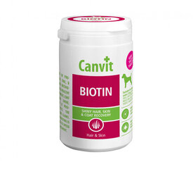 Canvit Biotin N230 добавки для ухода за шерстью и кожей собак, 230 г цена и информация | Пищевые добавки и анти-паразитные товары | kaup24.ee