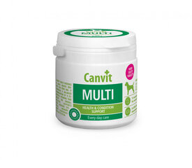 Canvit Multi N100 витаминные таблетки для собак, 100 г цена и информация | Пищевые добавки и анти-паразитные товары | kaup24.ee