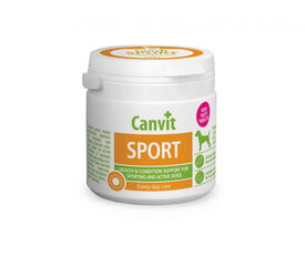 Canvit Sport N100 добавка для активных собак, 100 г цена и информация | Пищевые добавки и анти-паразитные товары | kaup24.ee