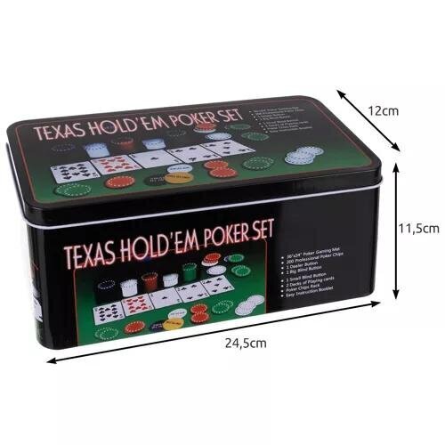 Pokkeri komplekt Texas Hold'em VT23539, 200 märki hind ja info | Hasartmängud, pokker | kaup24.ee