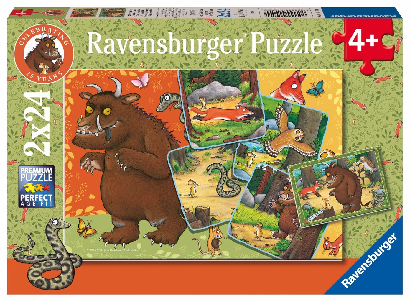 ravensburgeri pusle 2x24 tk metsaelanikele цена и информация | Pusled | kaup24.ee