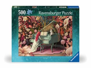 ravensburgeri pusle 500 tk jänes klaveril hind ja info | Pusled | kaup24.ee