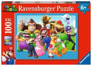 ravensburgeri pusle 100 tk super mario meeskond hind ja info | Pusled | kaup24.ee