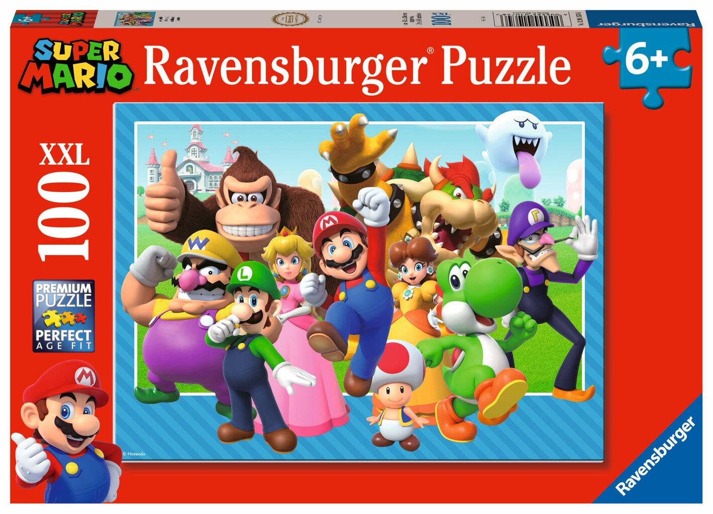 ravensburgeri pusle 100 tk super mario meeskond цена и информация | Pusled | kaup24.ee