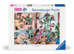 ravensburgeri pusle 1000 tk kassitoa paradiis hind ja info | Pusled | kaup24.ee