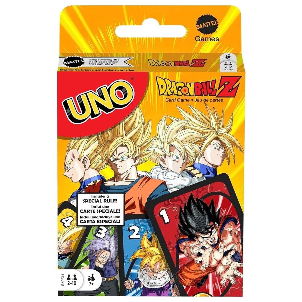 Kaardid UNO Dragon Ball Z цена и информация | Lauamängud ja mõistatused | kaup24.ee