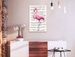 Maalimine numbrite järgi Ilus flamingo 40x60 cm цена и информация | Maalid numbri järgi | kaup24.ee