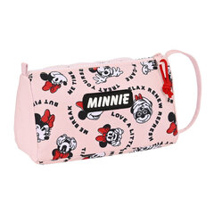 Школьный пенал Minnie Mouse Me time, розовый, 20 x 7 x 7 cм цена и информация | Пеналы | kaup24.ee