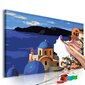 Maalimine numbrite järgi Santorini 60x40cm цена и информация | Maalid numbri järgi | kaup24.ee