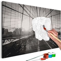 Картина по номерам Нью-Йоркский мост 60х40 см цена и информация | Живопись по номерам | kaup24.ee