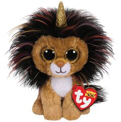 Plüüsist mänguasi TY RAMSEY - ükssarvik lõvi, 15 cm hind ja info | Pehmed mänguasjad | kaup24.ee